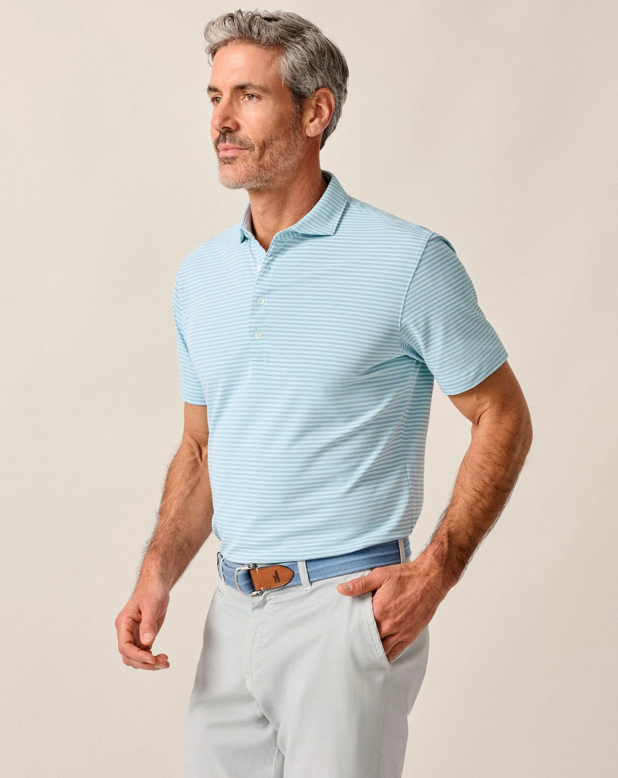 Stetson Stripe Polo-Tide
