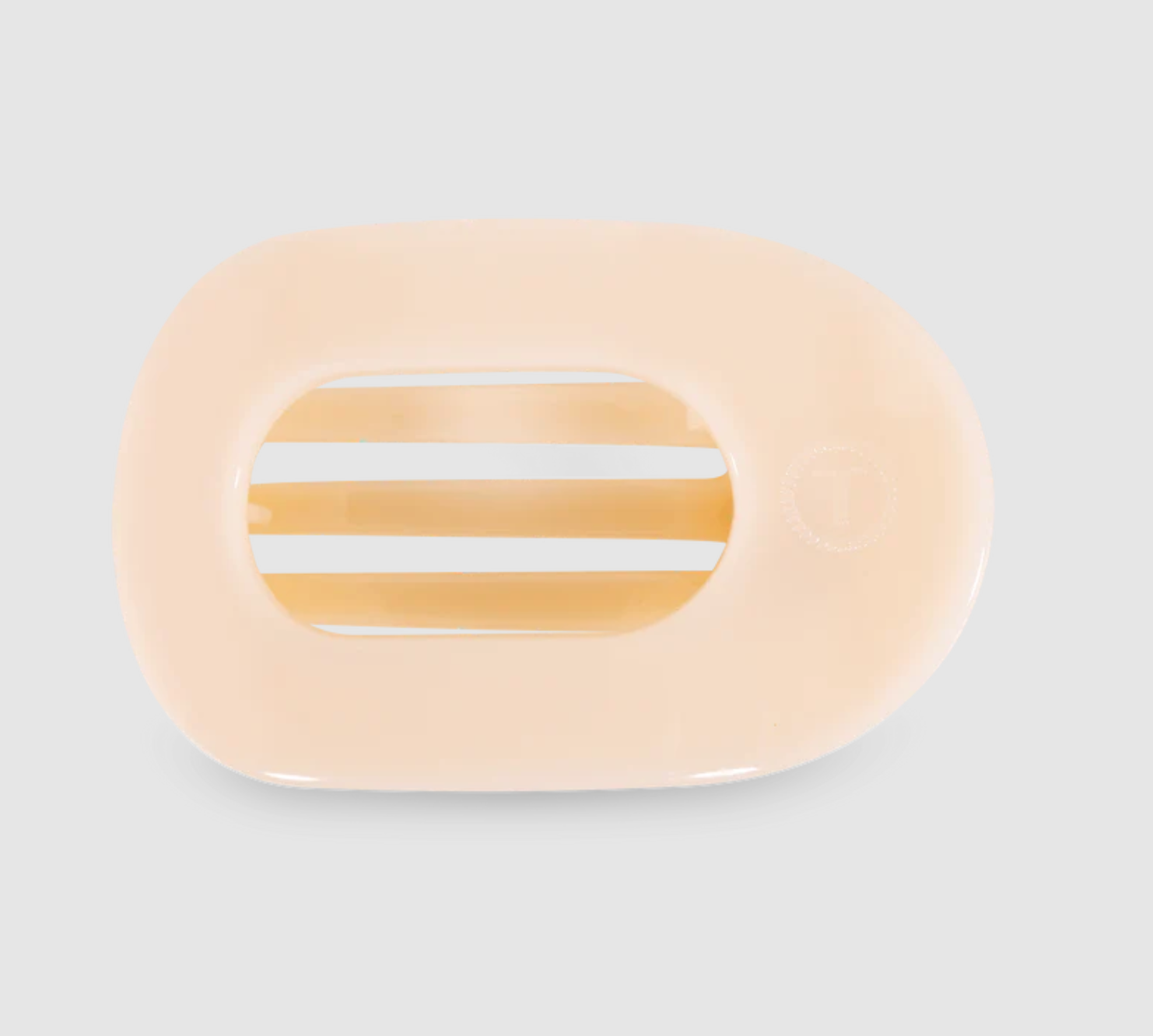 Flat Round Hair Clip-Large