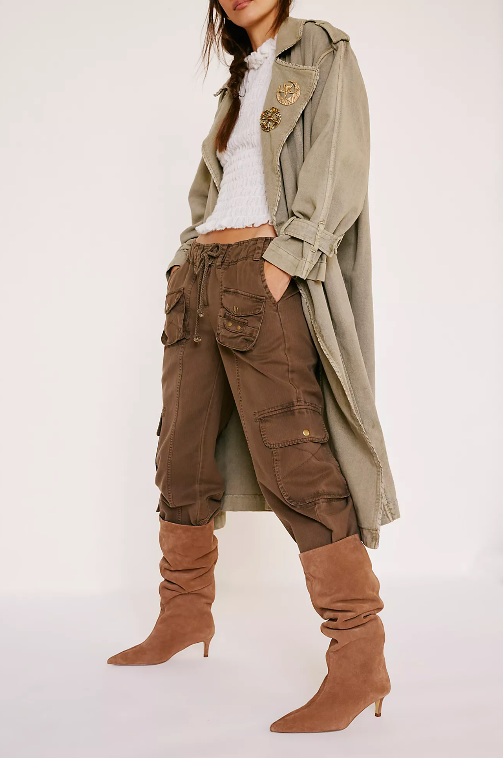 Kiki Boot-Tan Suede