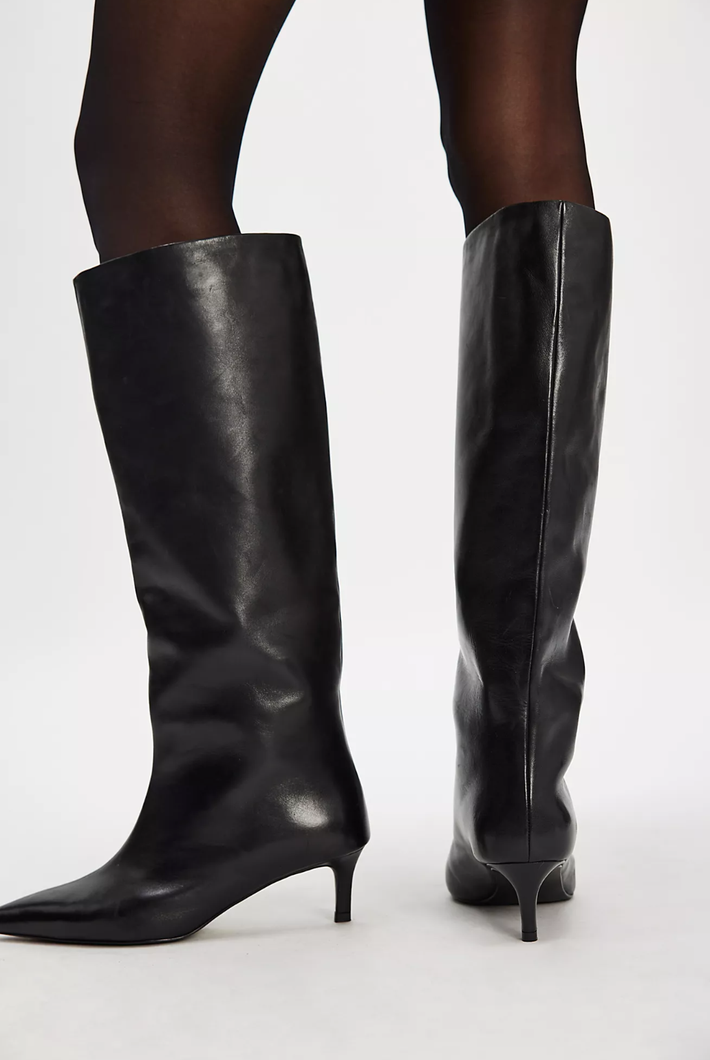 Kiki Boot-Black Leather