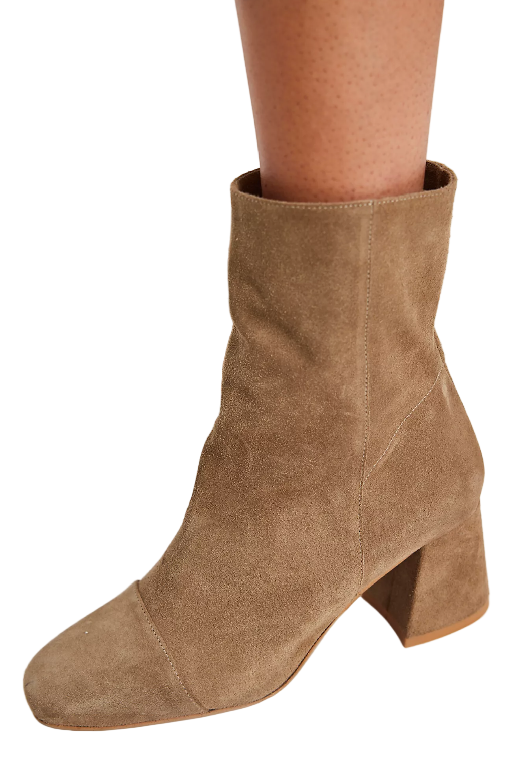Wisteria Ankle Boot-Taupe Suede