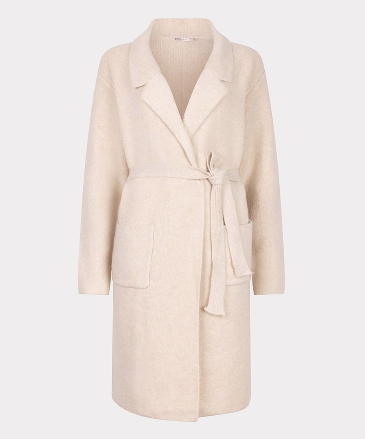 Belted Cardigan-Cream