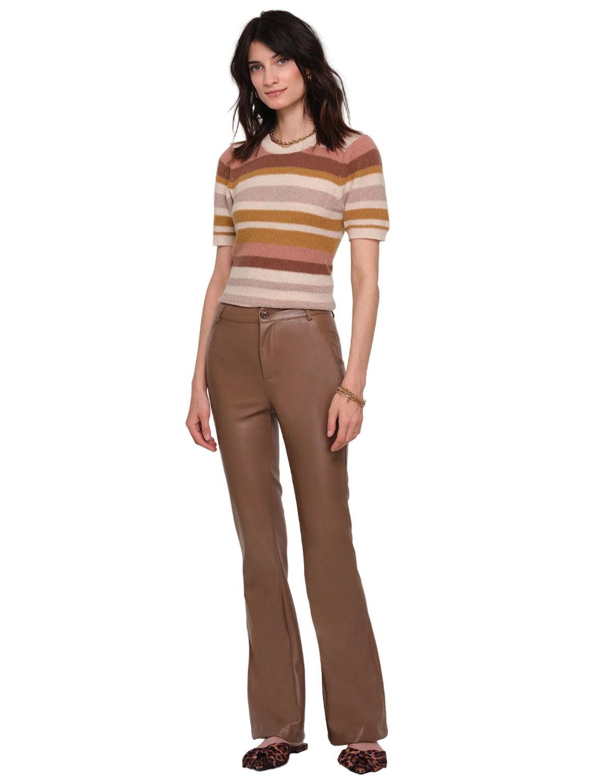 Elisaria Pant-Walnut