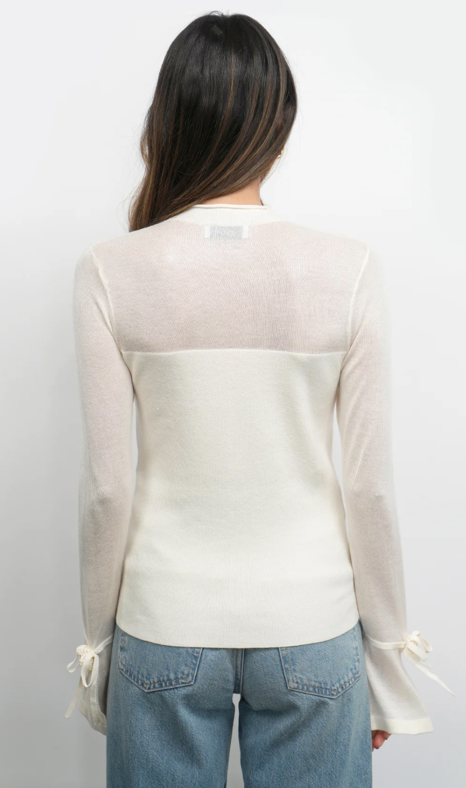 Valerie Yoke Top-Ivory