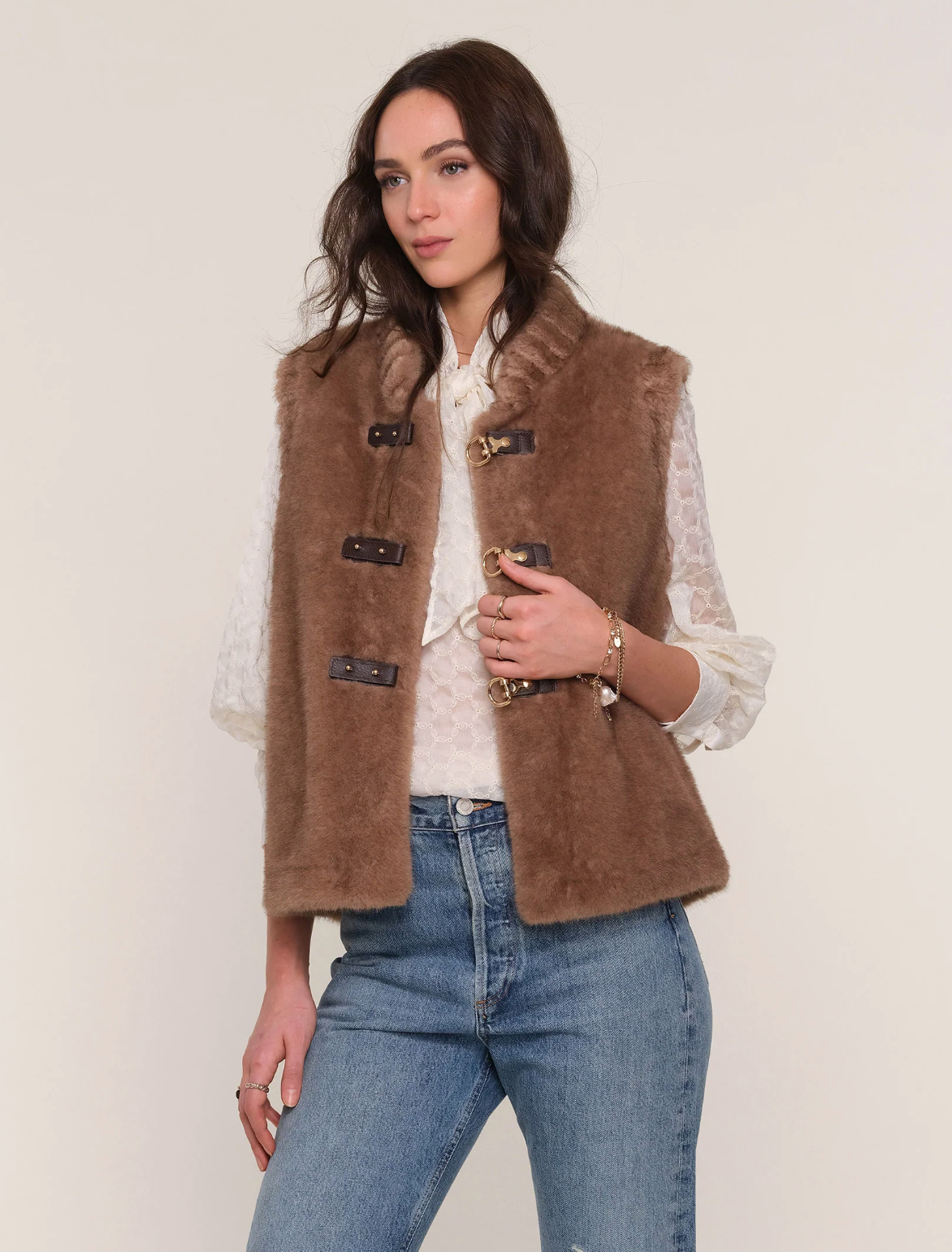 Hosk Vest-Fawn