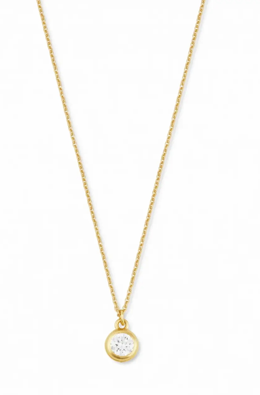 The Dainty Bezel Charm Necklace