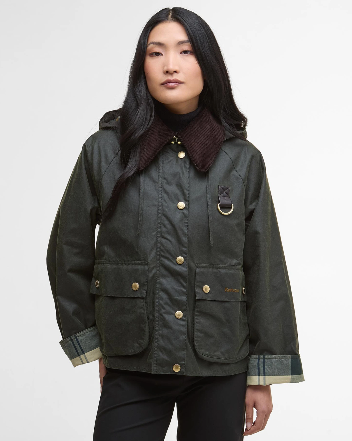 Reighton Waxed Jacket-Fern