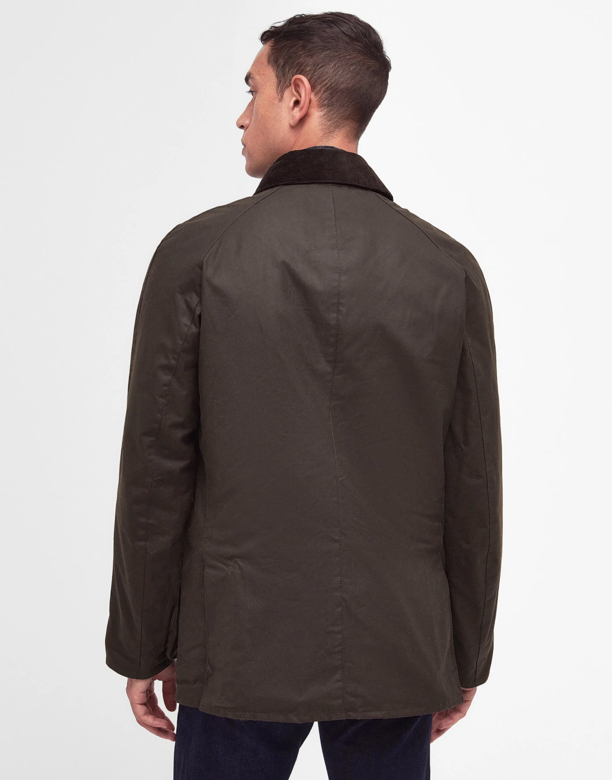 Ashby Waxed Jacket-Olive