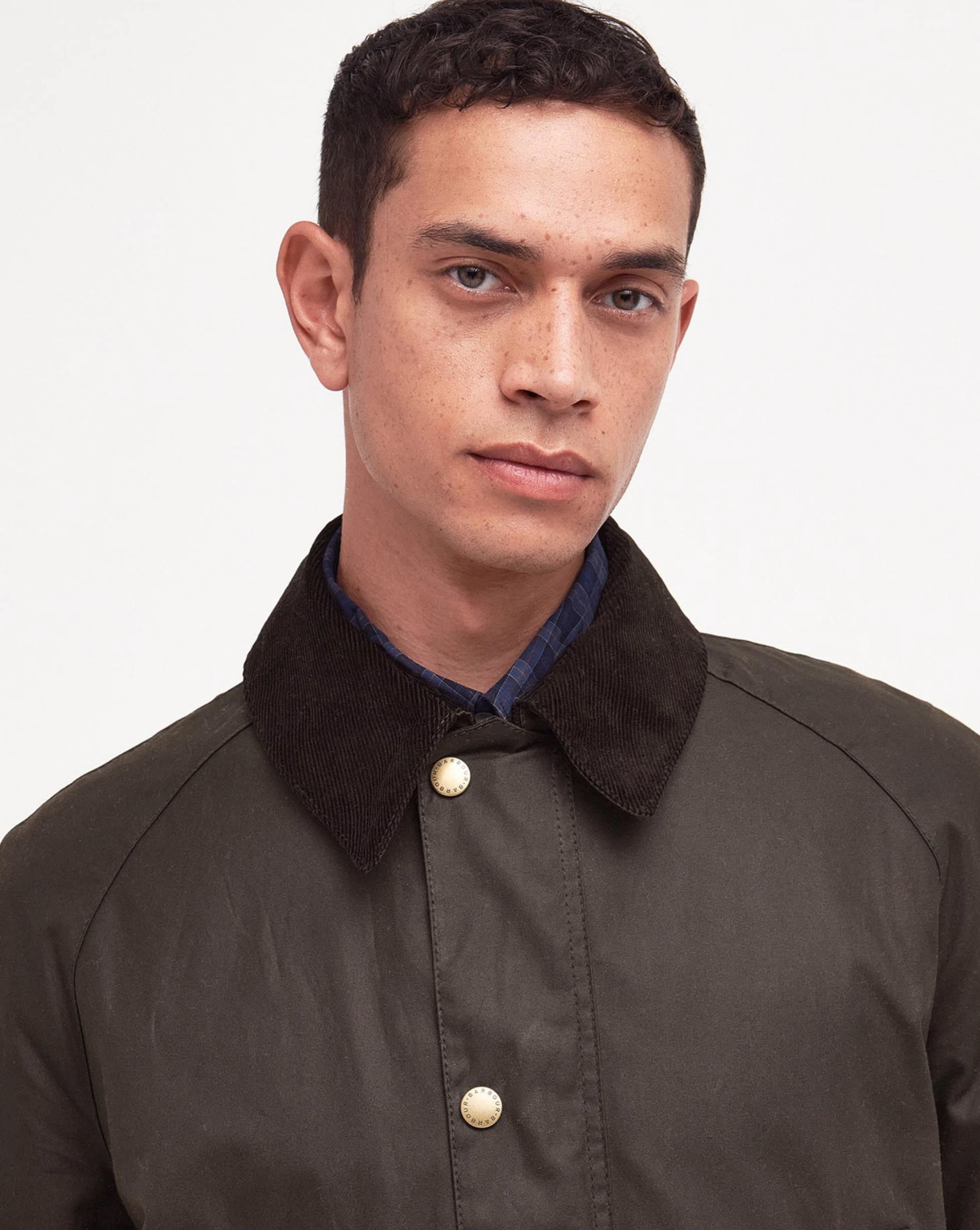Ashby Waxed Jacket-Olive