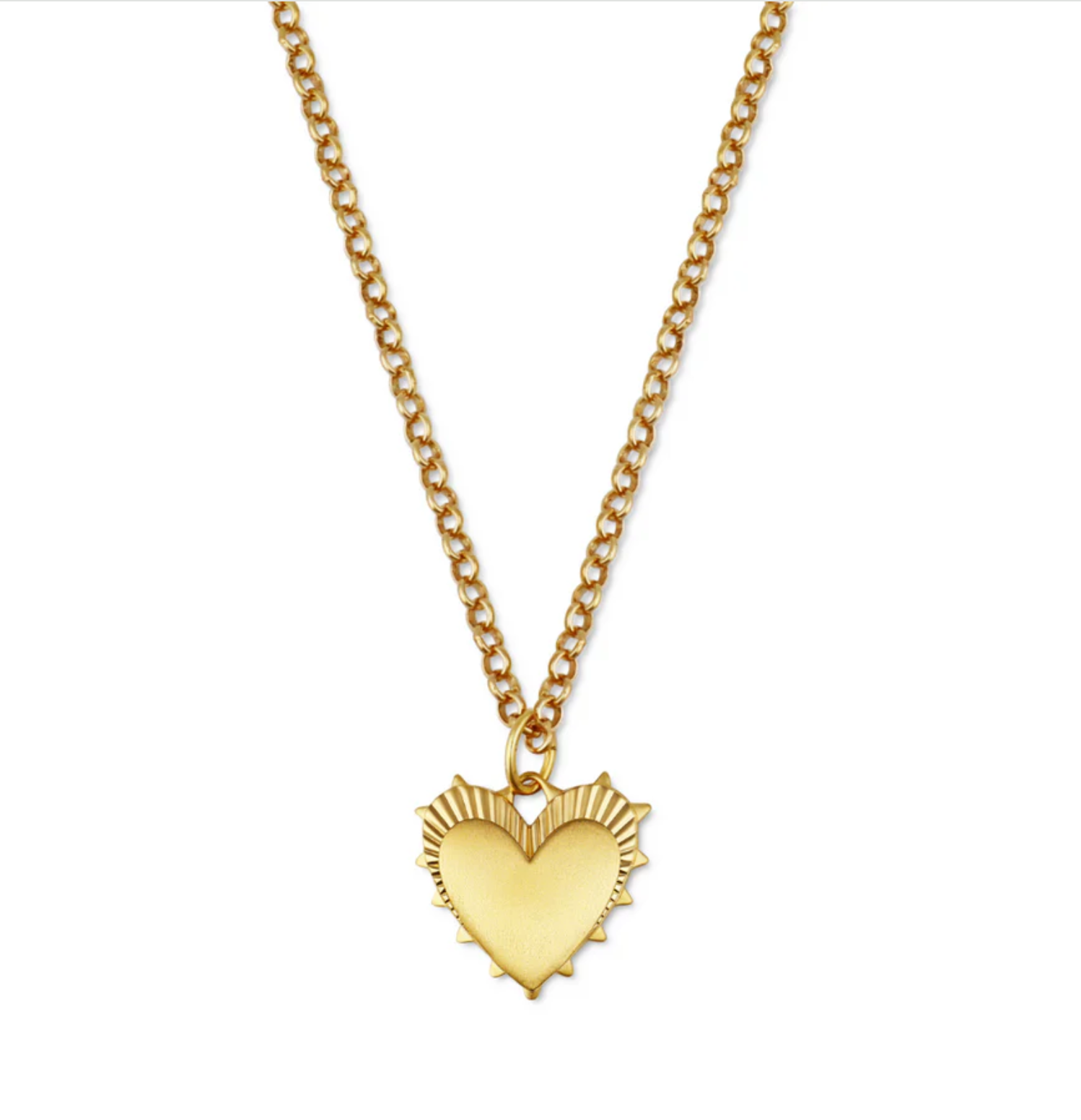 Small Heart Of Gold Necklace 18"