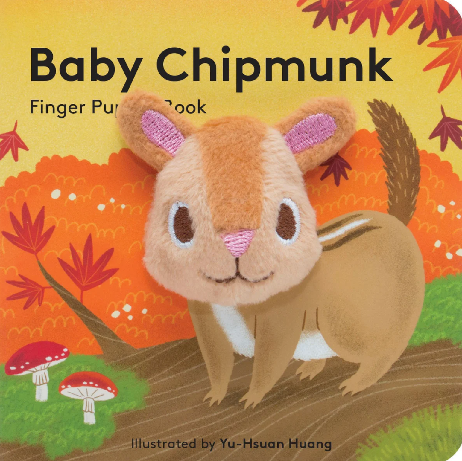 Baby Chipmunk Finger Puppet Book