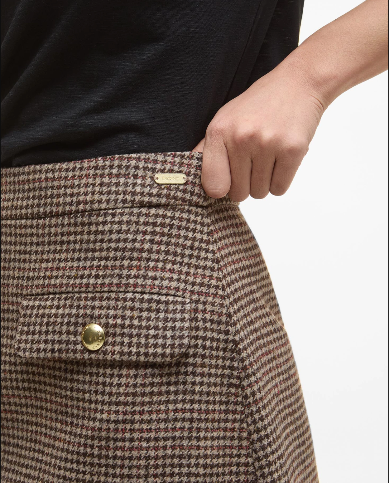 Sophia Mini Skirt-Brown