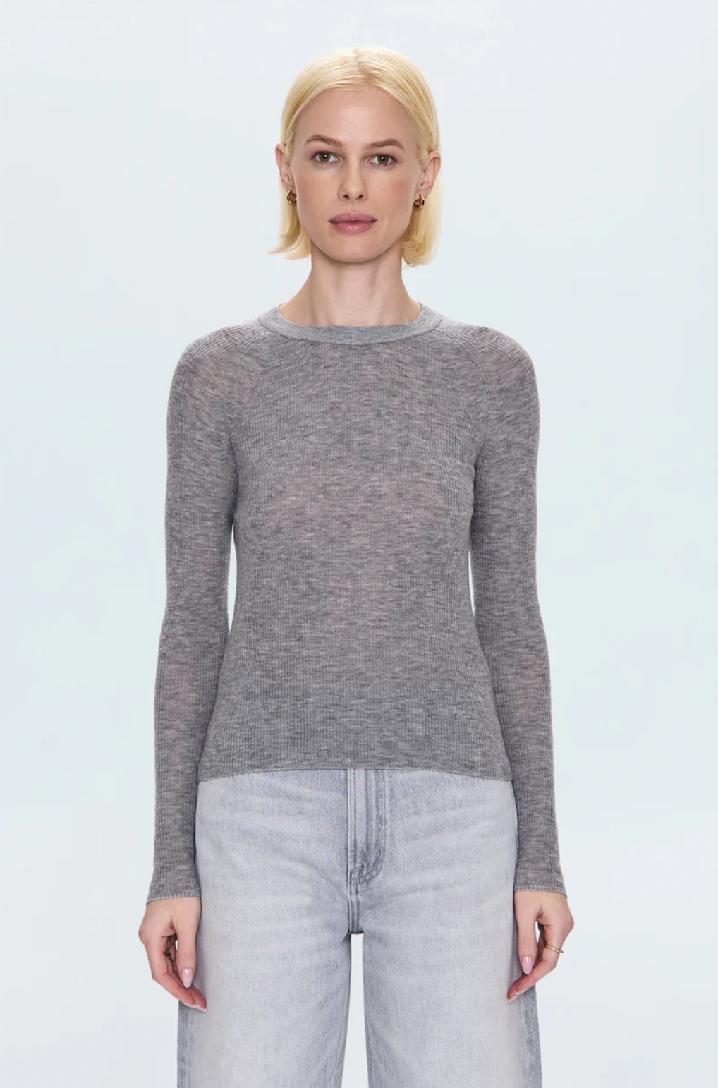 Juno Sweater-Heathered Charcoal