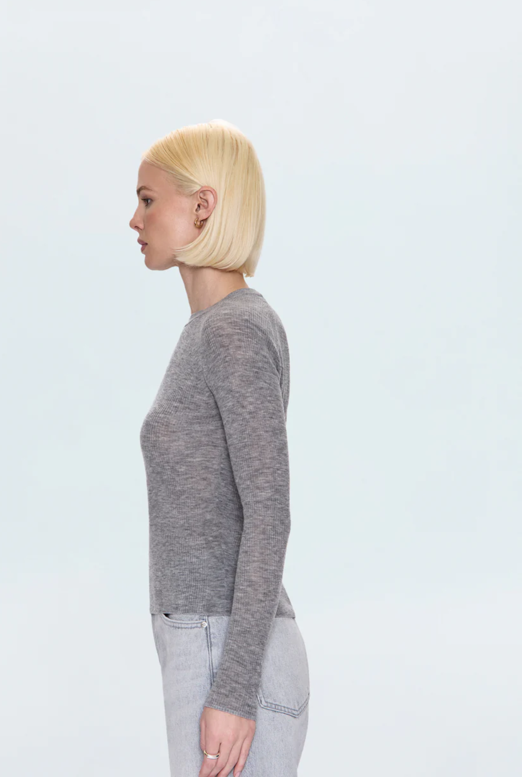 Juno Sweater-Heathered Charcoal