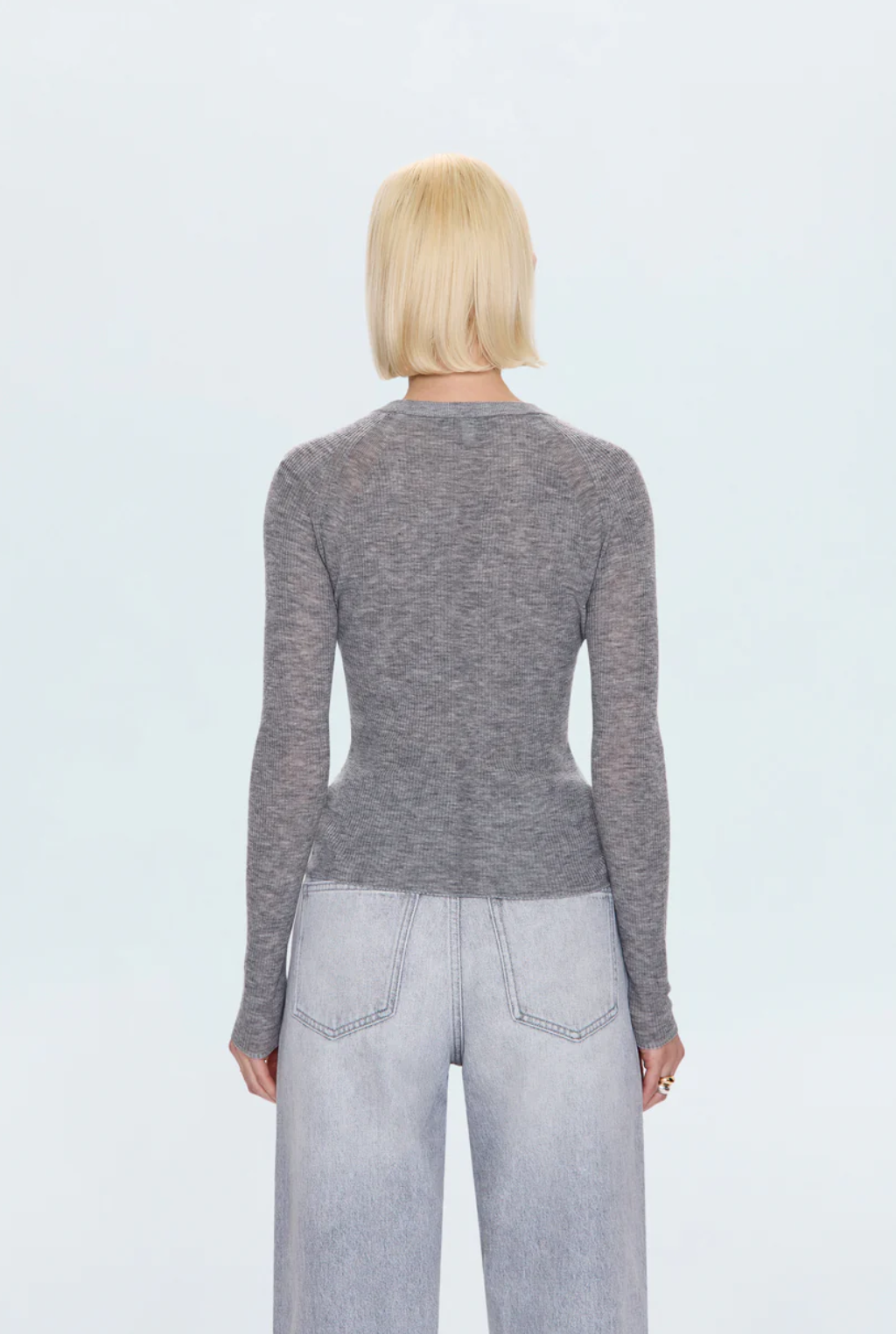 Juno Sweater-Heathered Charcoal