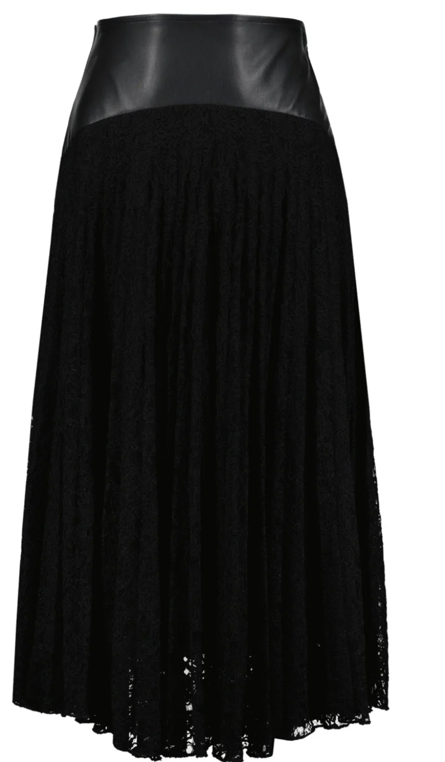 Camille Lace Skirt-Black