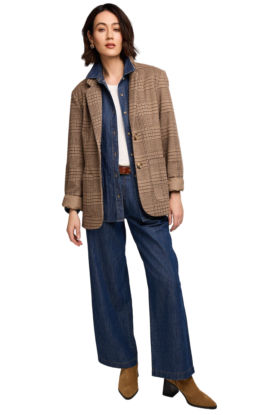 Sapphira Jacket-Chocolate