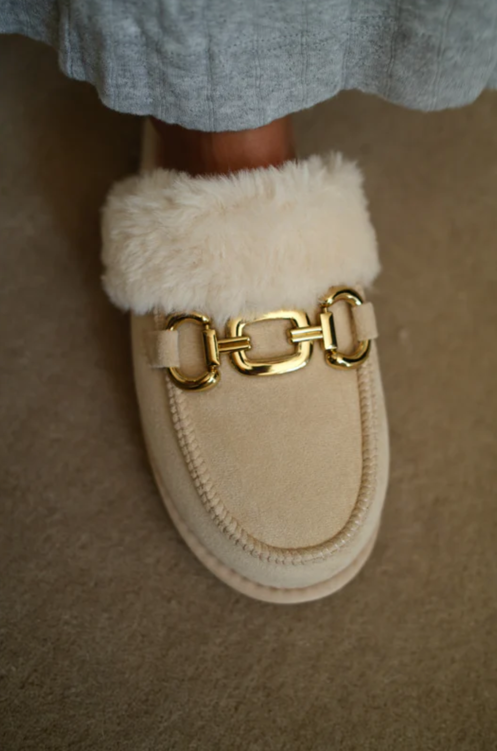 Davos Lounge Mule-Natural