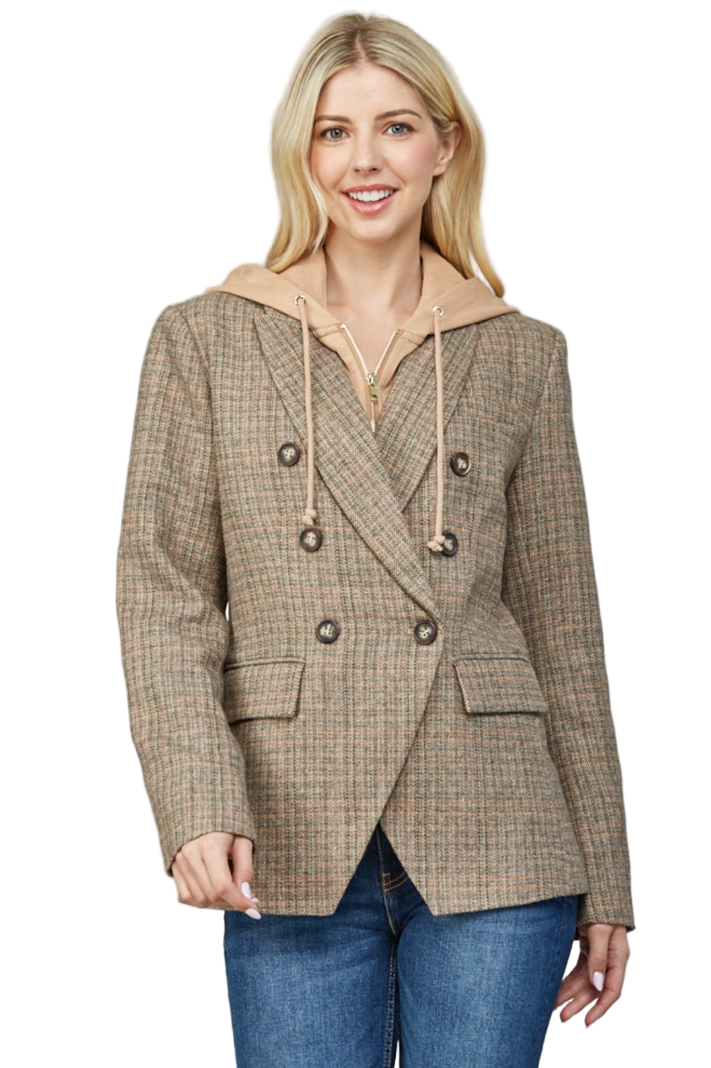 The Brooks Blazer-Tan Combo