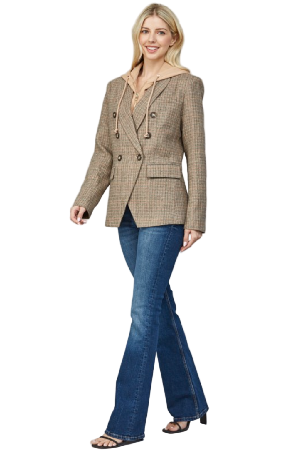 The Brooks Blazer-Tan Combo