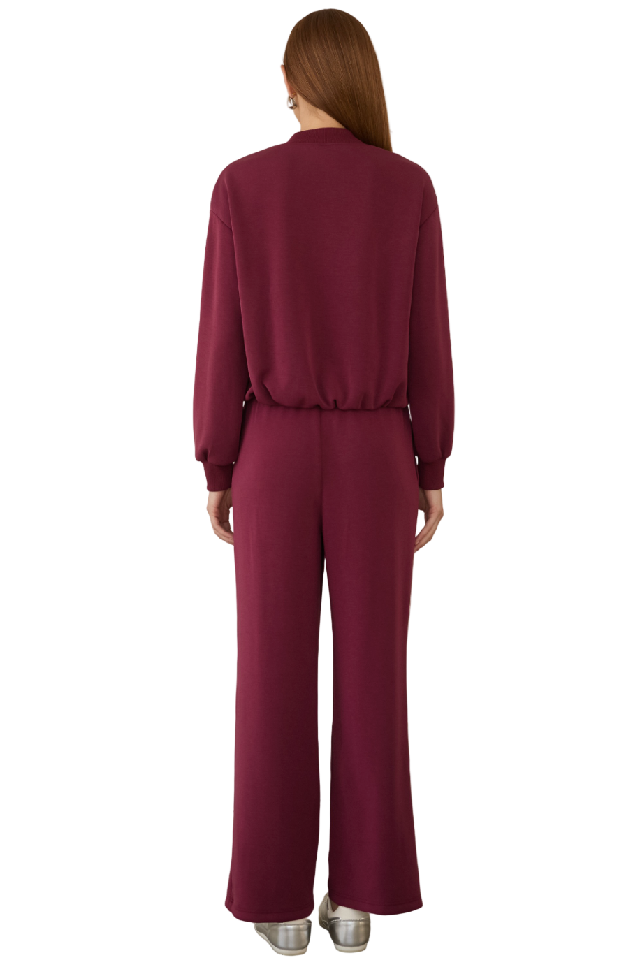 Modal Cozy Pants-Maroon