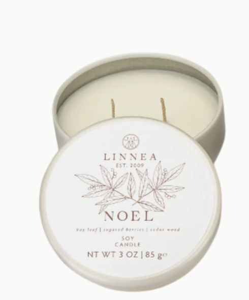 LINNEA Noel Tin Candle 3oz