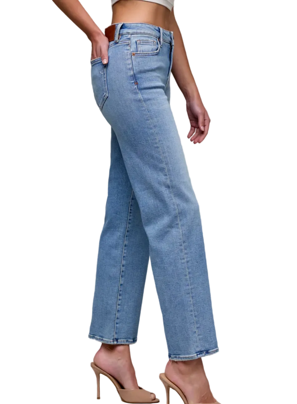 Ella Mid Rise Straight-Vintage