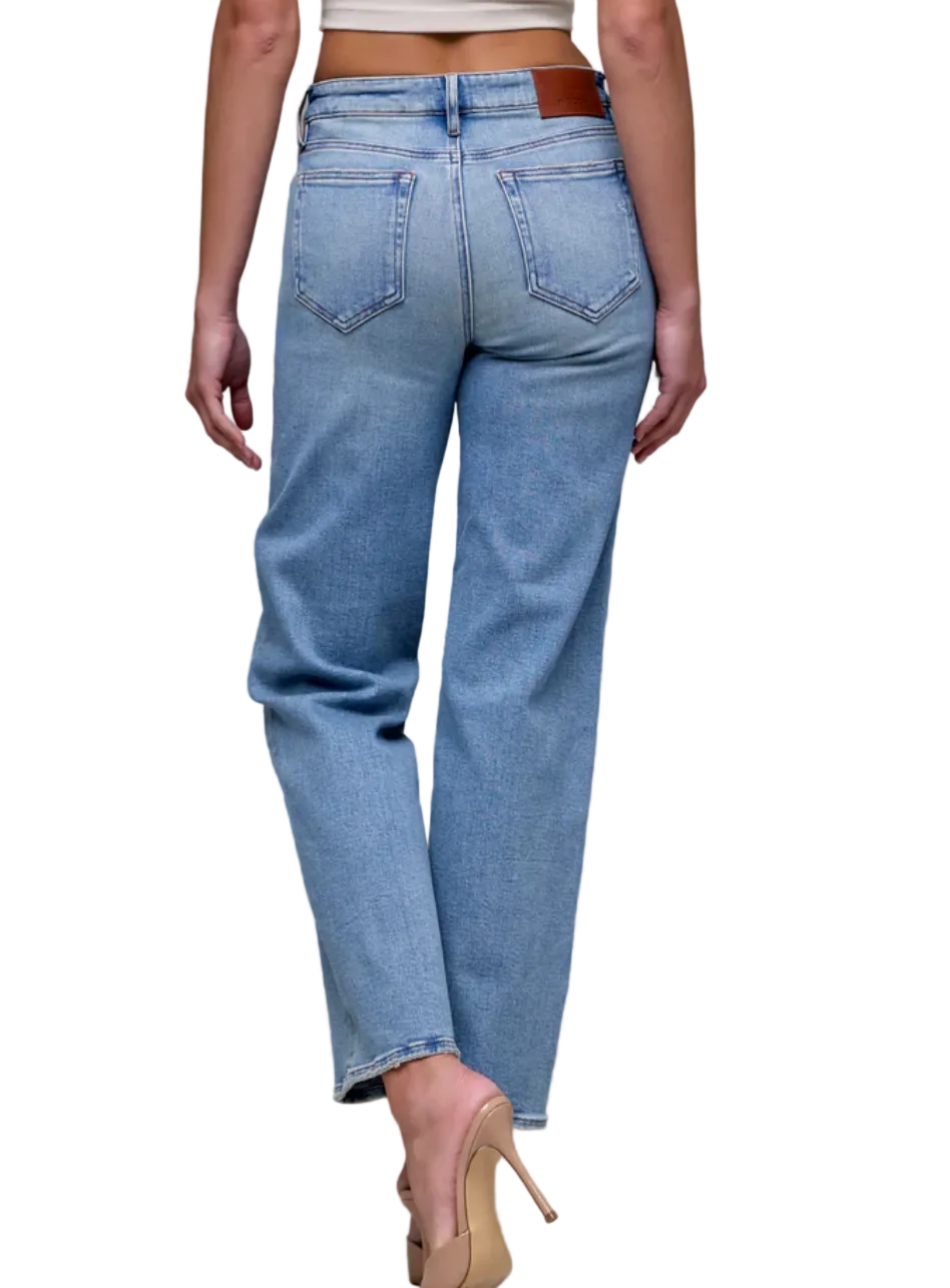 Ella Mid Rise Straight-Vintage
