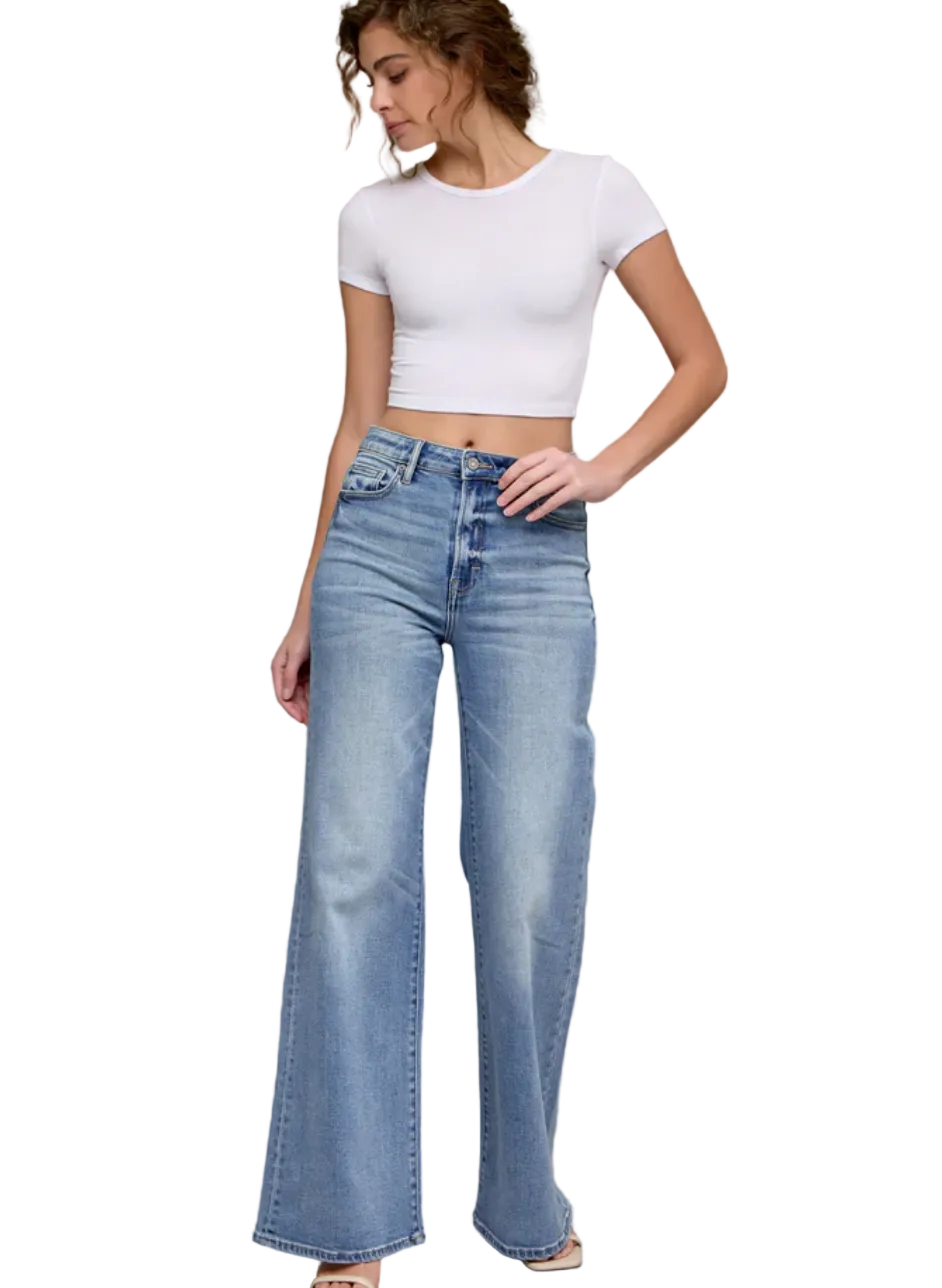 Happi 33" High Rise Flare-Medium Vintage