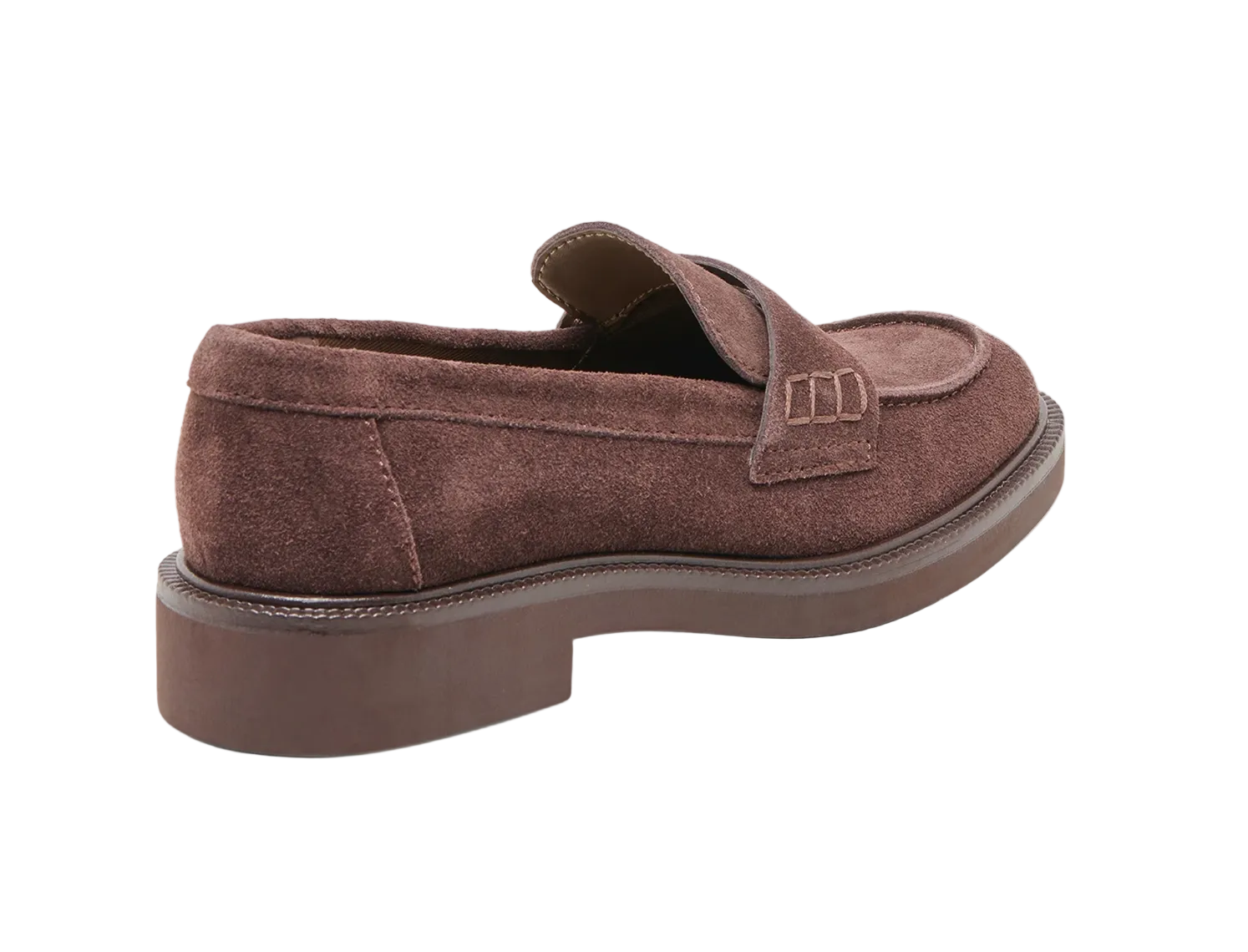 Tiggy Loafer-Mahogany Suede