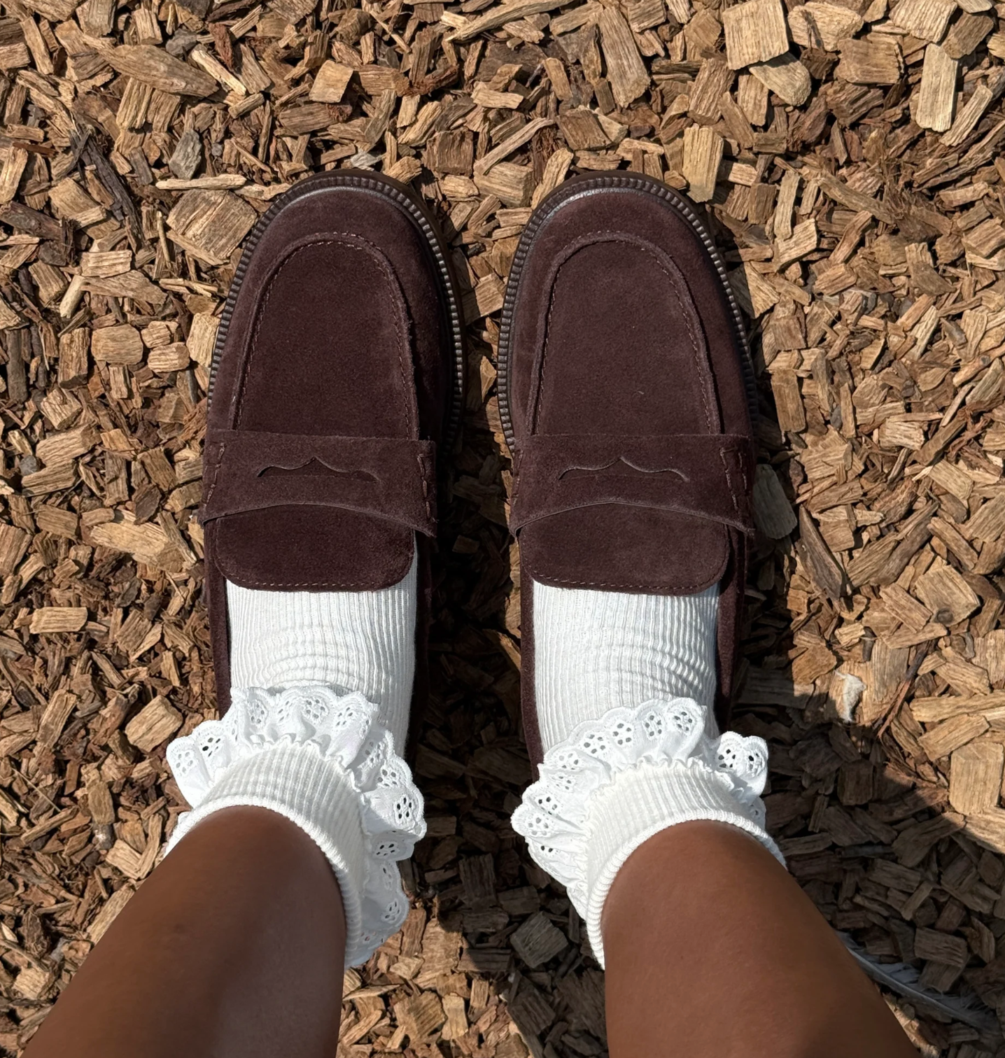 Tiggy Loafer-Mahogany Suede