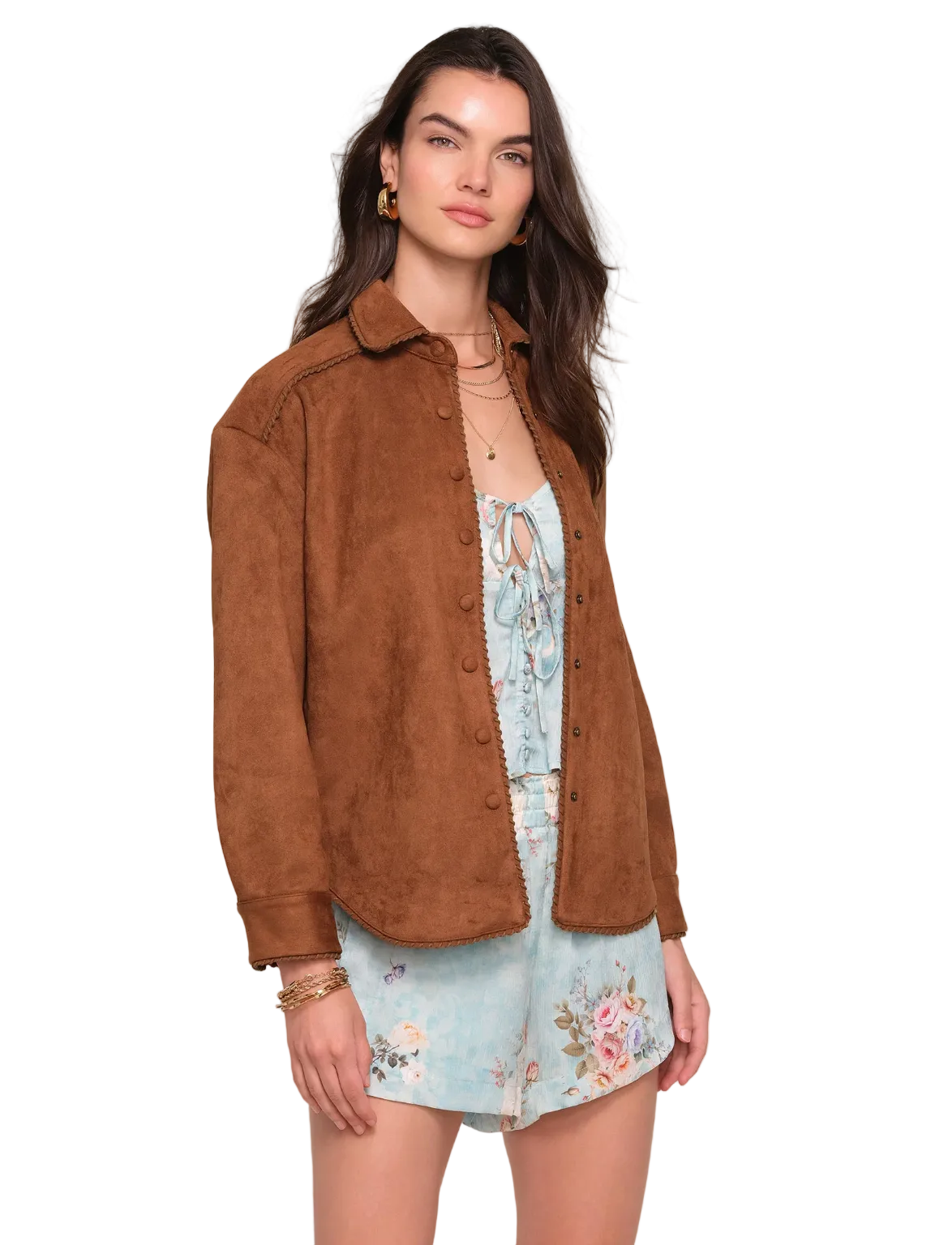 Adaline Shacket-Latte