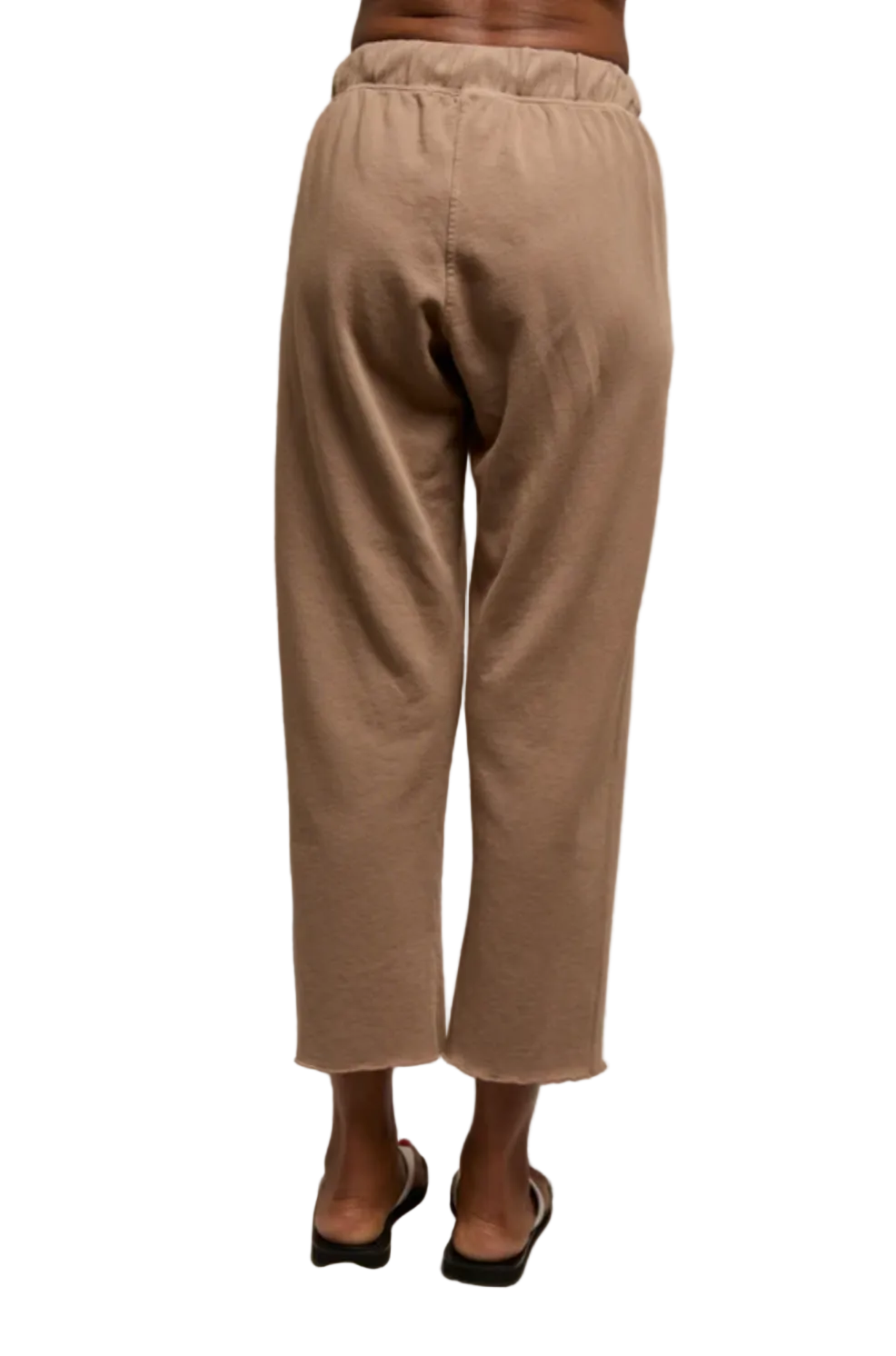 Jamaica Beach Fleece Capri Pant-Mocha