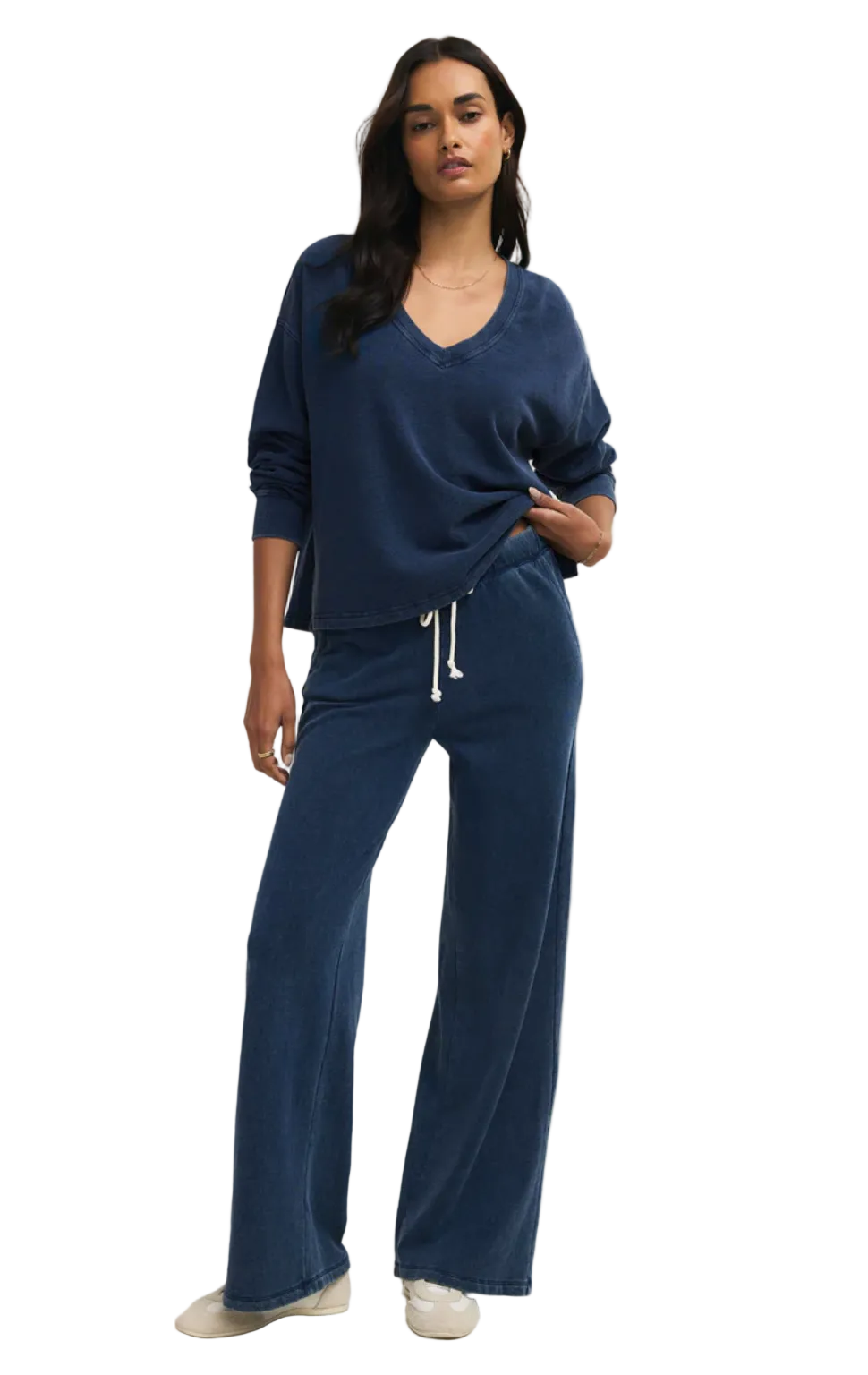 Delphine Sweatshirt-Indigo