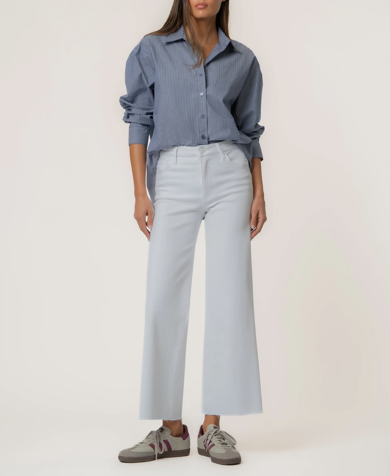 Meg Wide Leg-Optic White