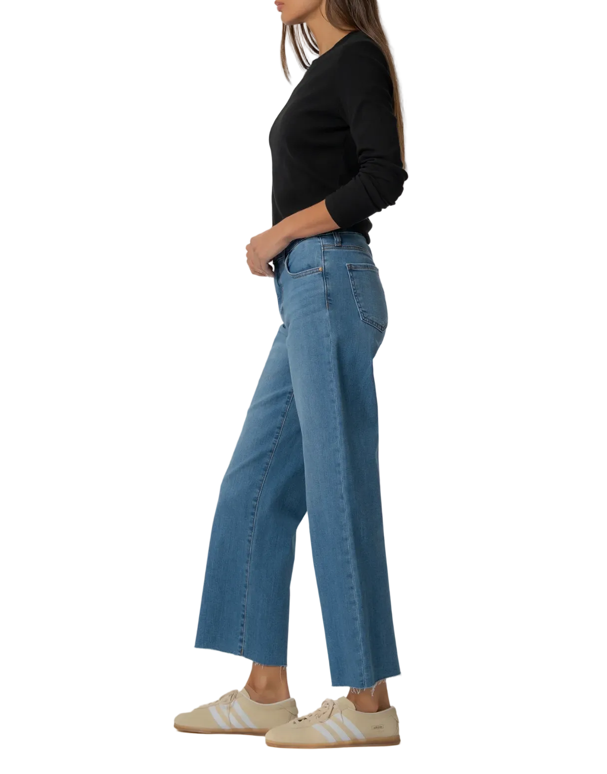 Charlotte Wide Leg-Soaring Medium Wash