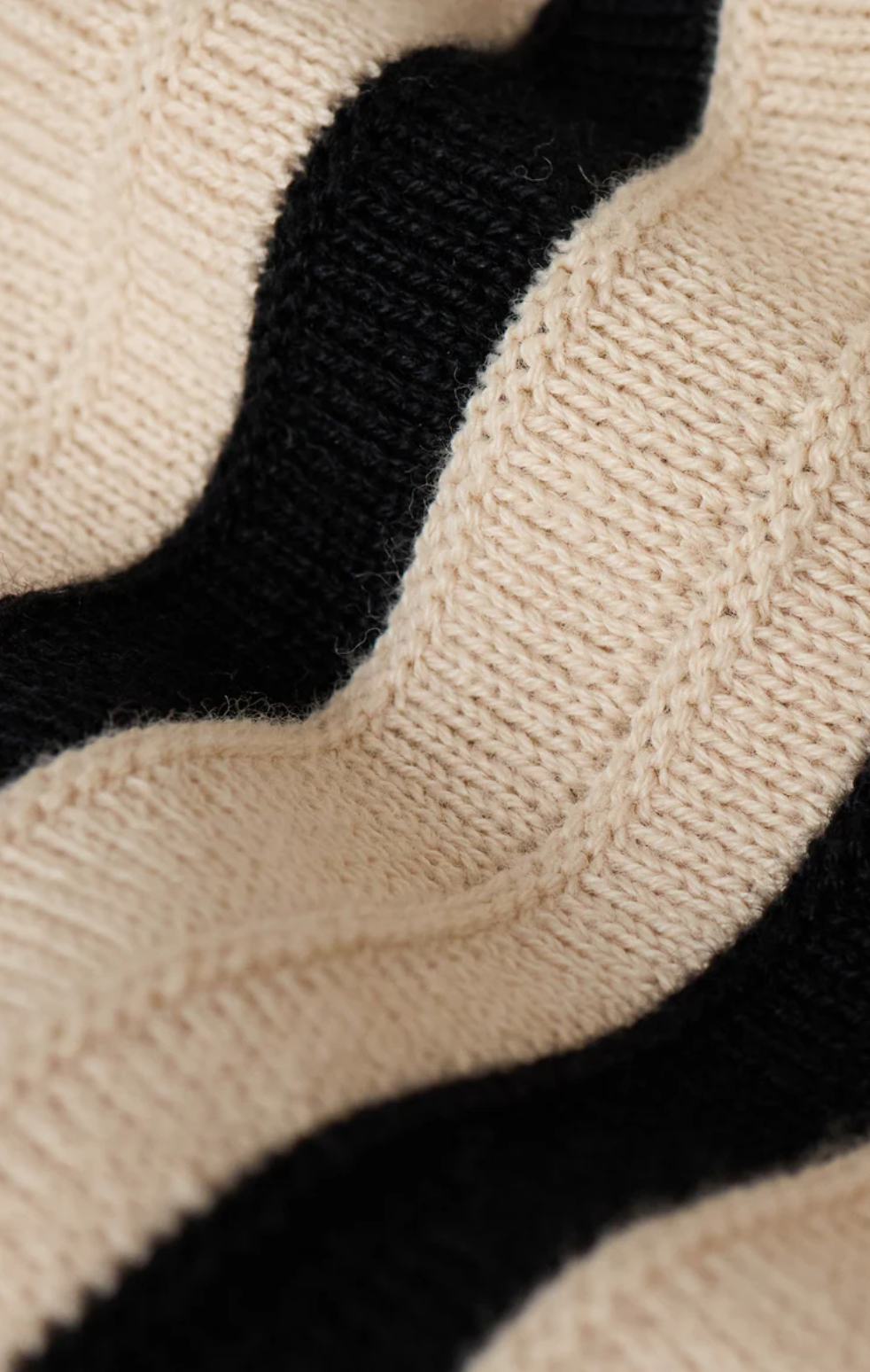 Emori Striped Skirt-Natural