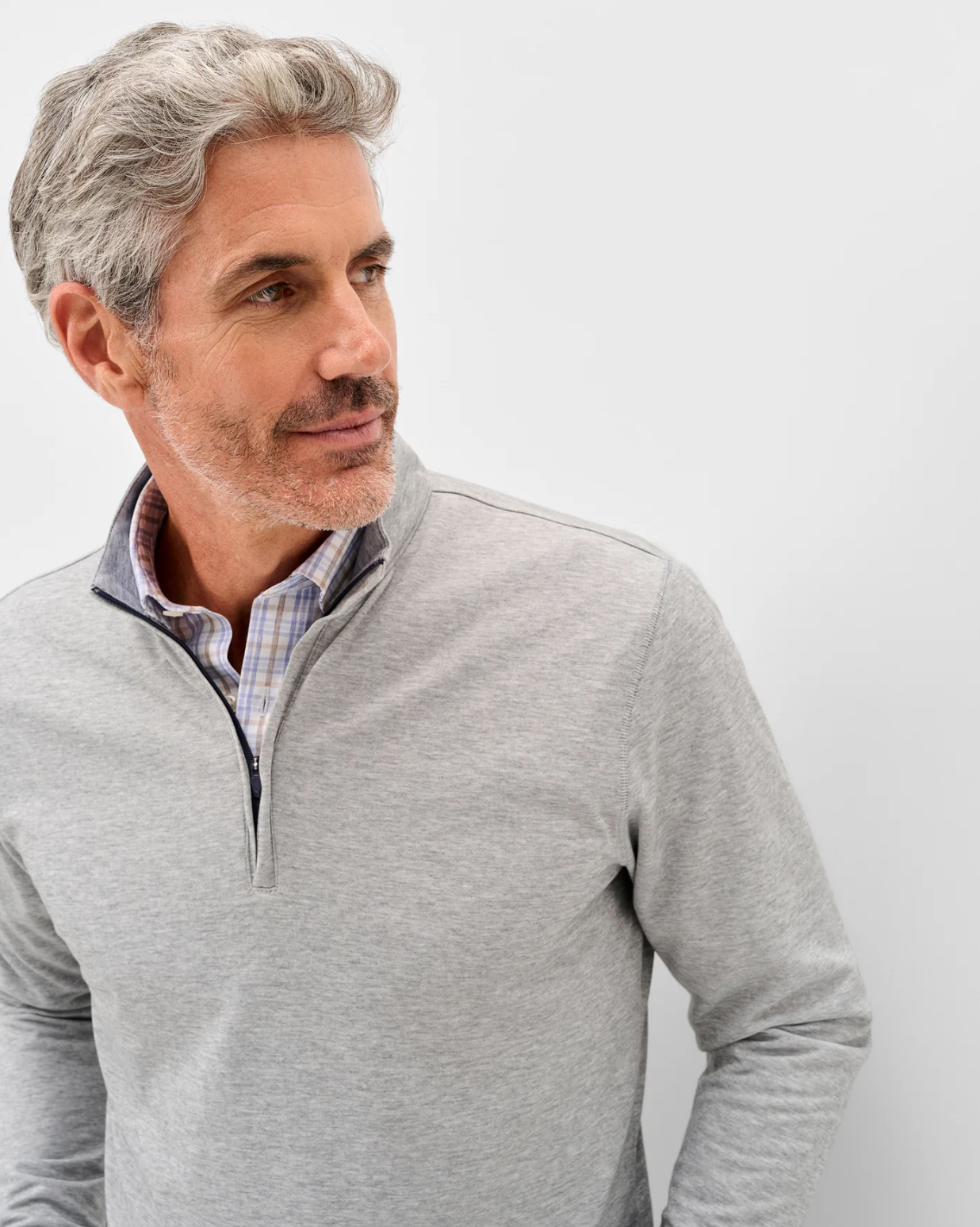 Pircio 1/4 Zip Pullover-Seal