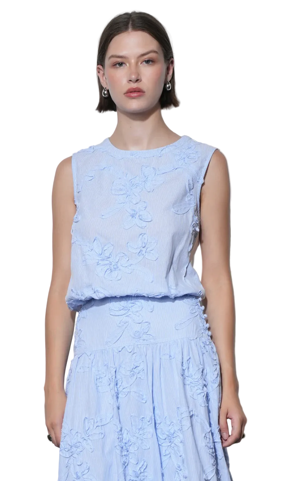 Lucy Bubble Top-Blue