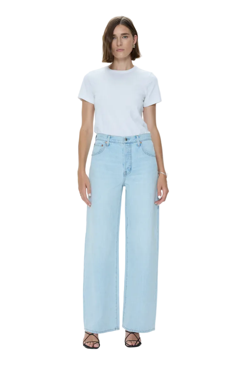 Tate Bowed Wide Leg Jean-Postcards
