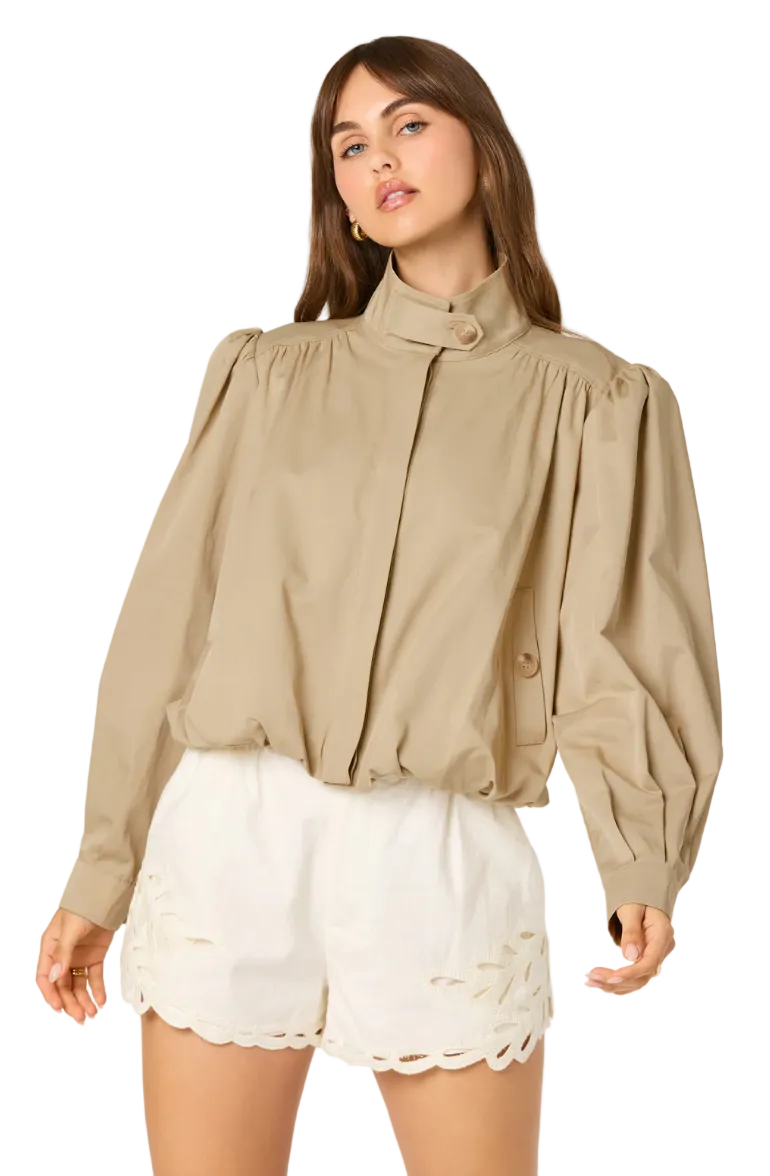 Estero Bomber Jacket-Khaki