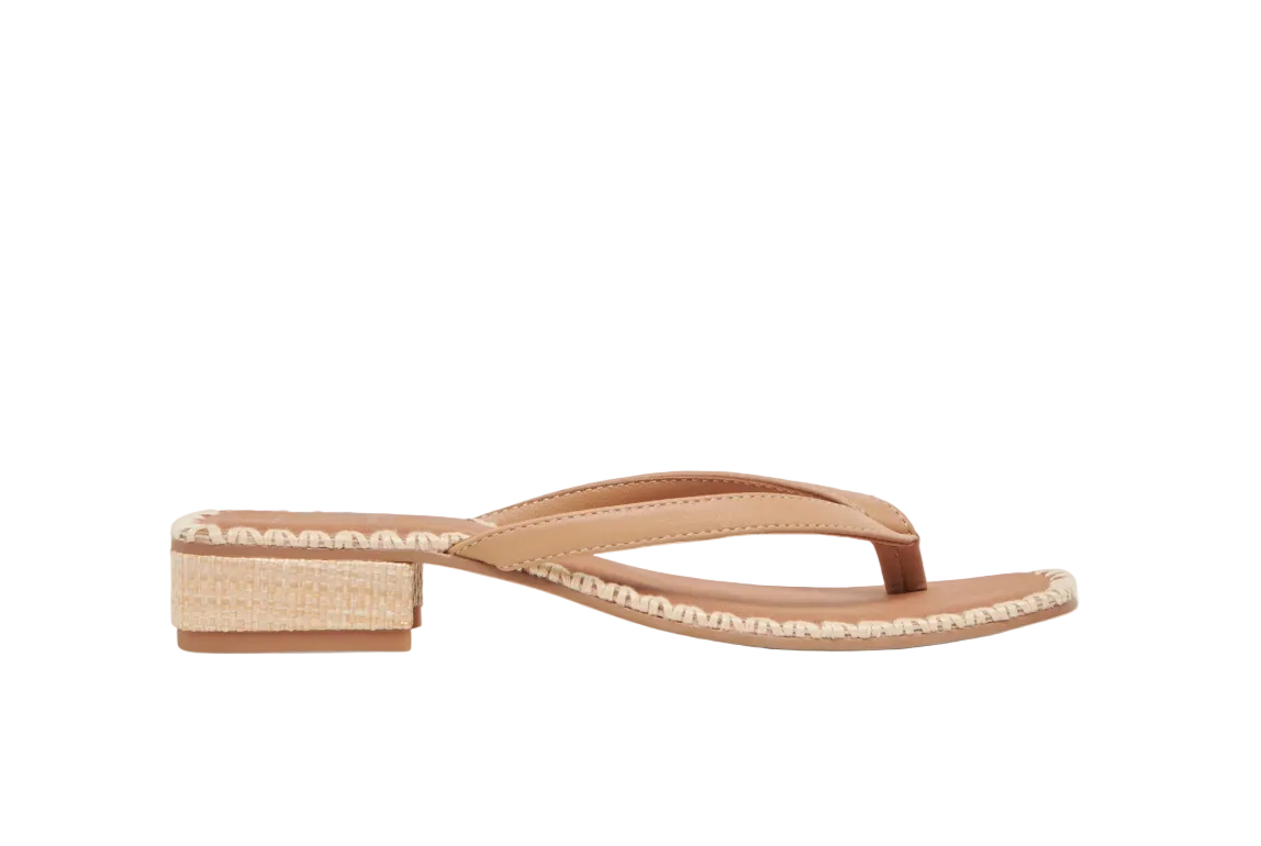 Barty Sandal-Light Tan Leather