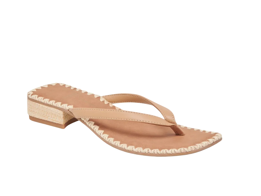 Barty Sandal-Light Tan Leather