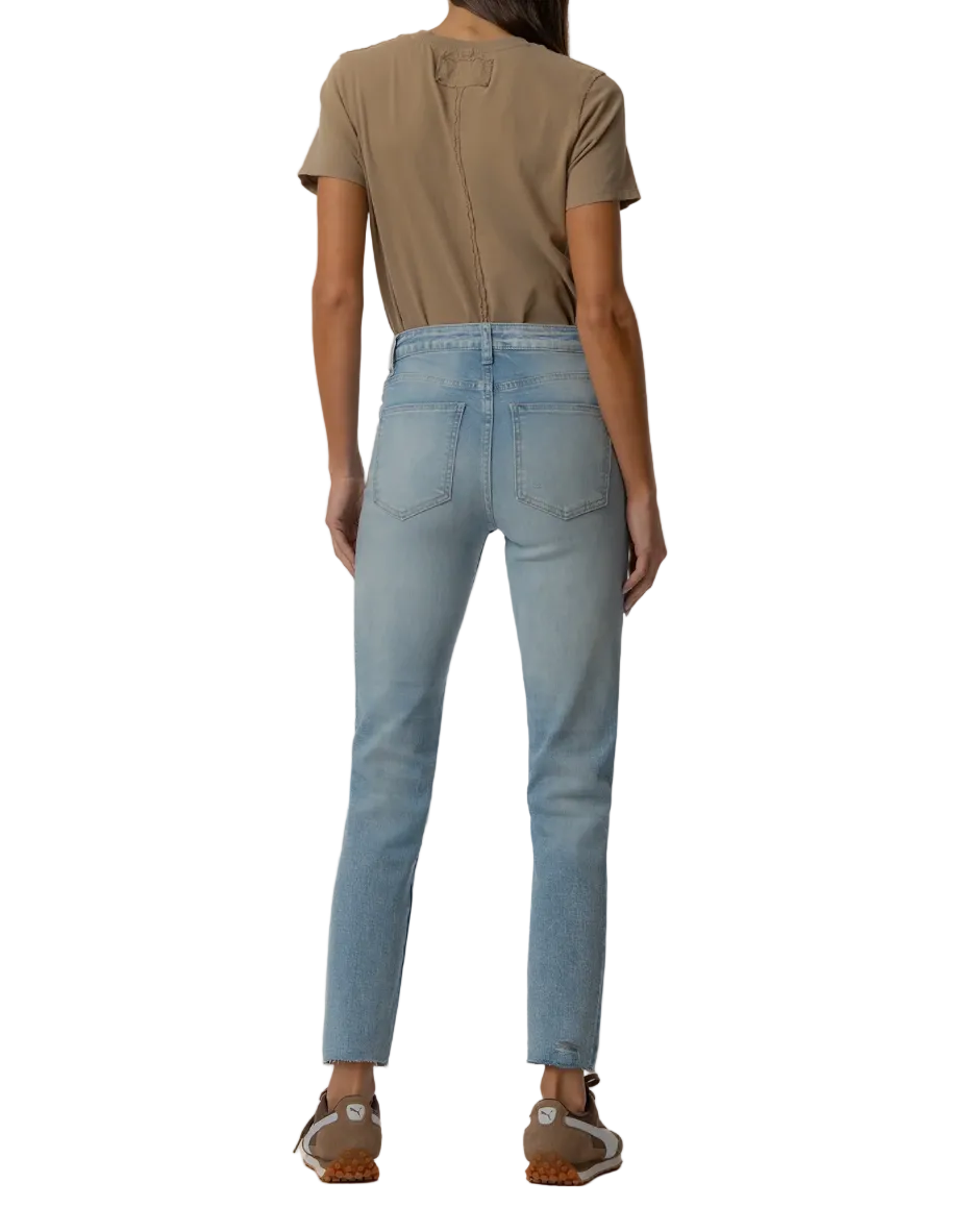 Rachael Mom Jean-Performance Light Wash
