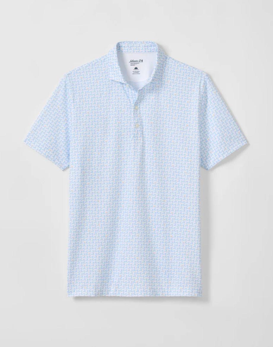 Minty Performance Polo-Malibu