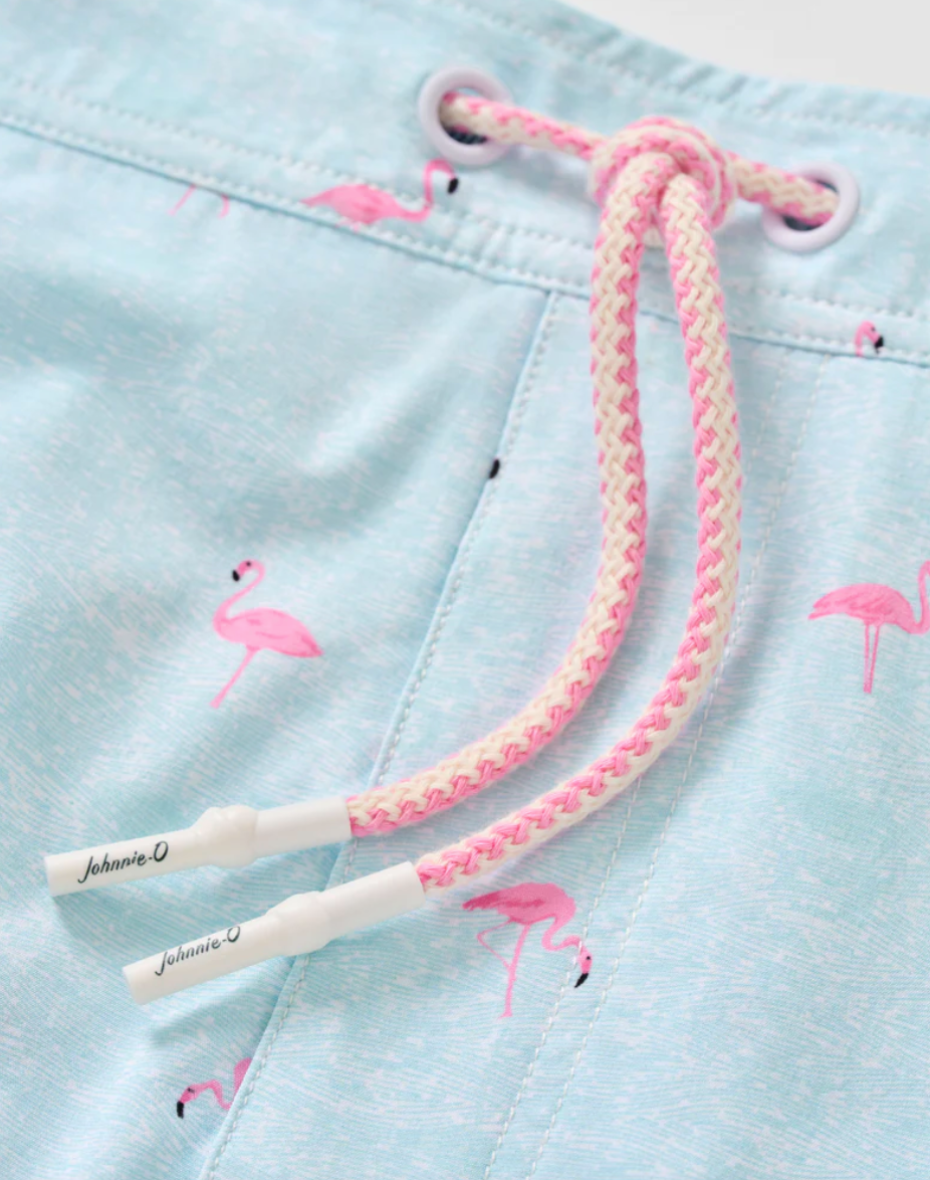 Caladesi 7" Swim Trunks-Flamingos