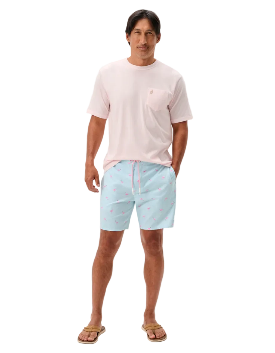 Caladesi 7" Swim Trunks-Flamingos