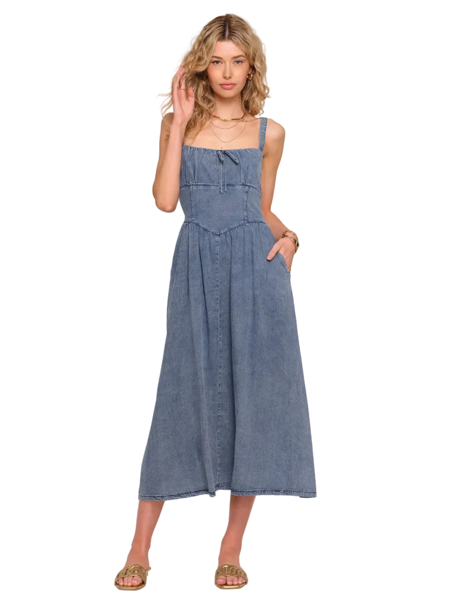 Delcia Dress-Waterfall