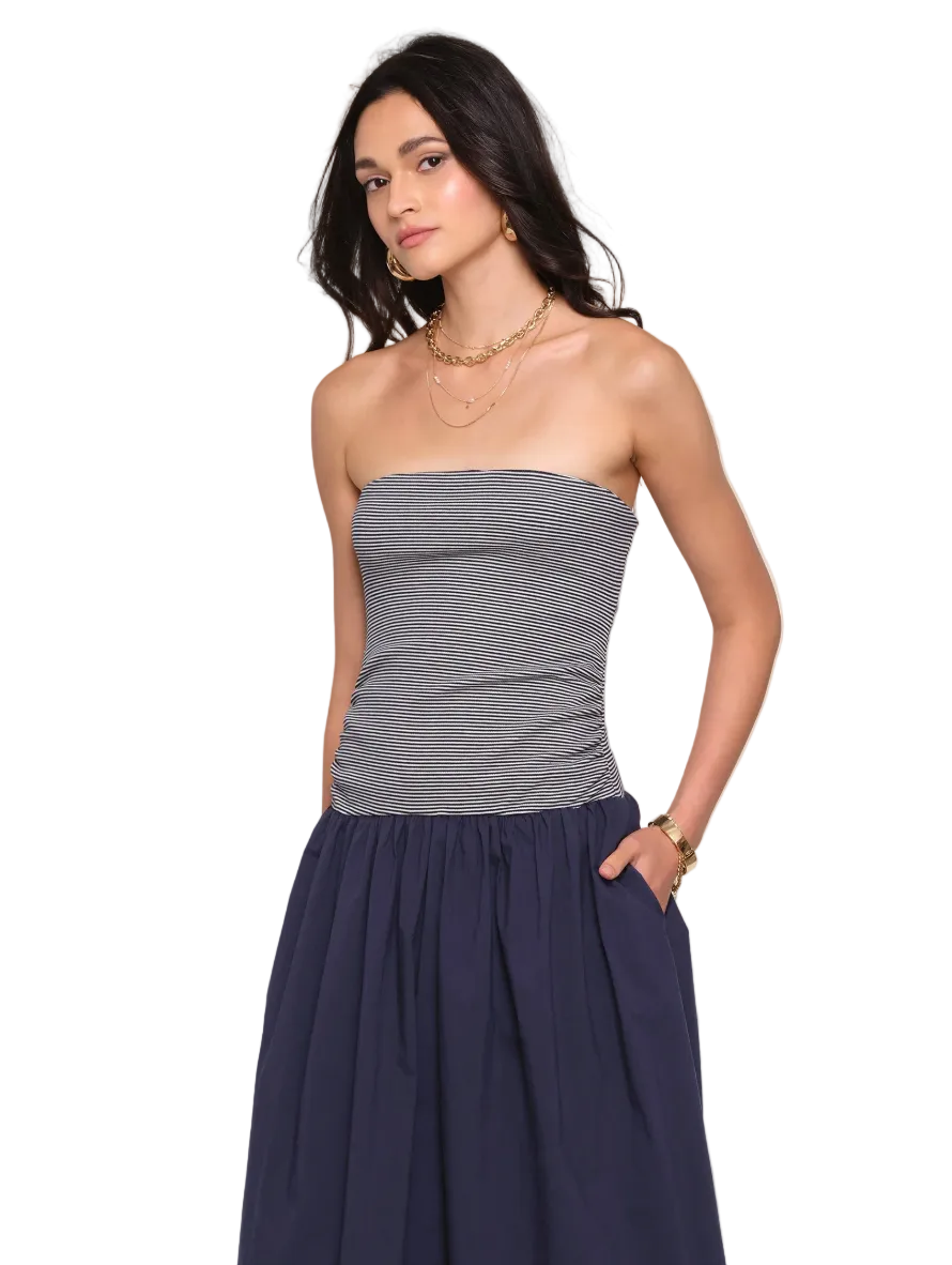 Mikella Dress-Indigo