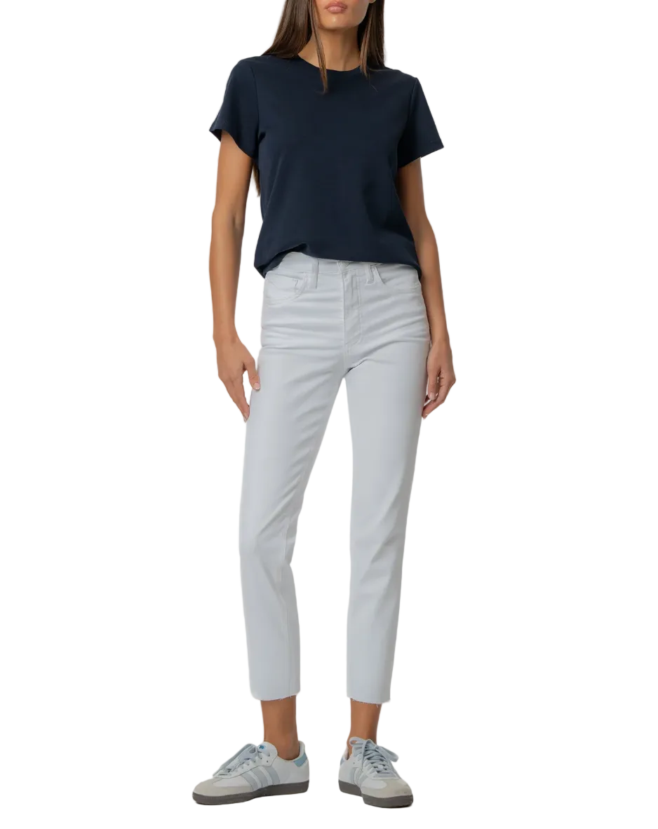 Rachael High Rise Mom Jean-White